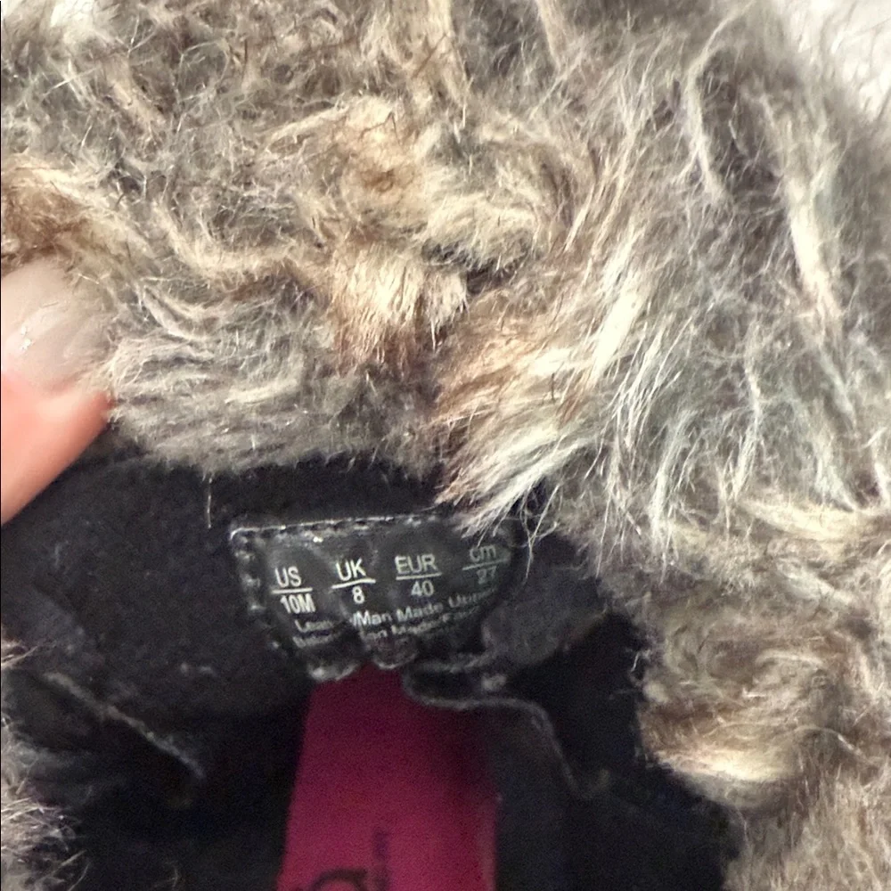 Ryka Black and Brown Fur-Lined Winter Boots - Picture 4 of 5